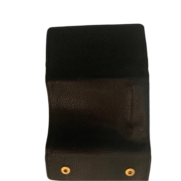 CHANEL Caviar Leather 90s 5 Ring Key Holder - Picture 10 of 12